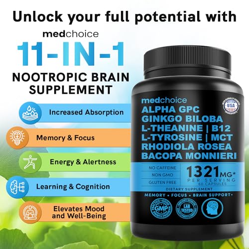 11-in-1 Nootropic Brain Support Supplement Pack
