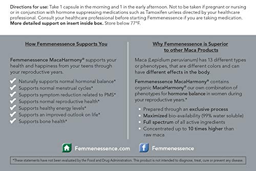 Femmenessence MacaHarmony – Hormone Balance Support Capsules