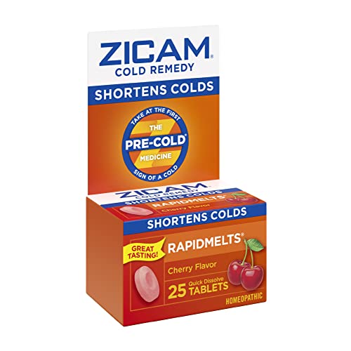 Zicam Zinc Cold Remedy RapidMelts Cherry 25ct