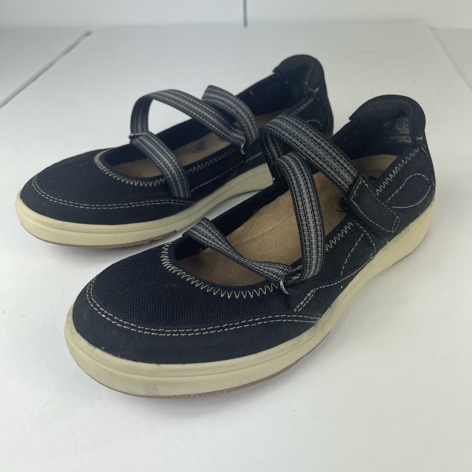 Earth Origins Mary Jane Comfort Shoes - Black