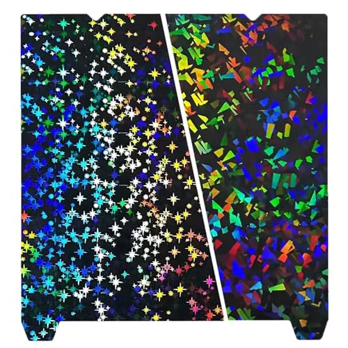Rainbow Confetti PEF Build Plate for 3D Printers