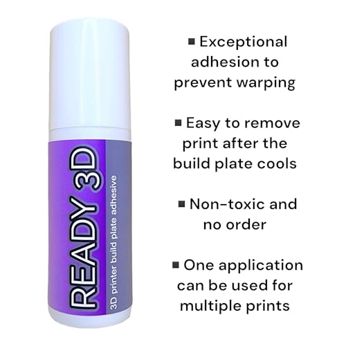 3D Printer Adhesive & Cleaner - Strong Hold, Non-Toxic