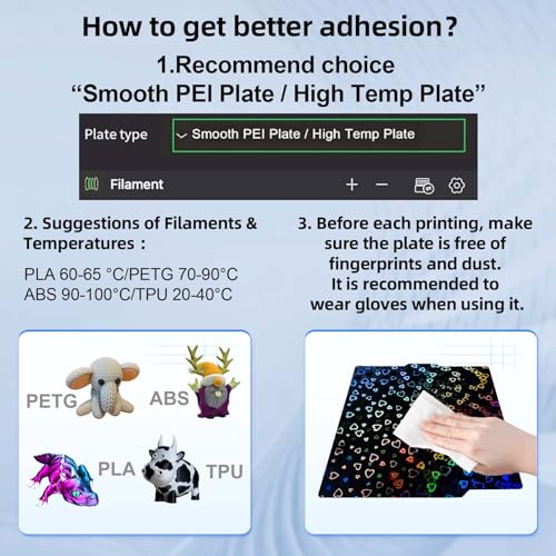 Bambu Lab 3D Flexible Spring Steel Build Plate