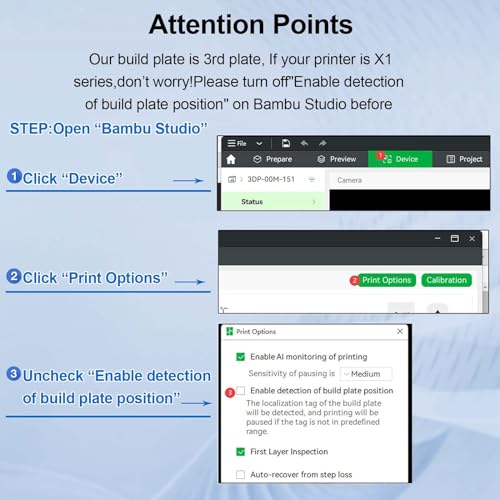 Bambu Lab 3D Flexible Spring Steel Build Plate