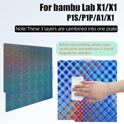 GOMENL Flexible Steel Build Plate for Bambu 3D Printers