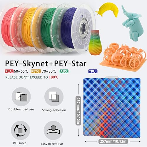 GOMENL Flexible Steel Build Plate for Bambu 3D Printers