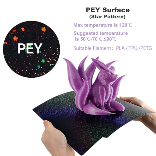 Colorful Starry PEY+ PEI Build Plate for Bambu