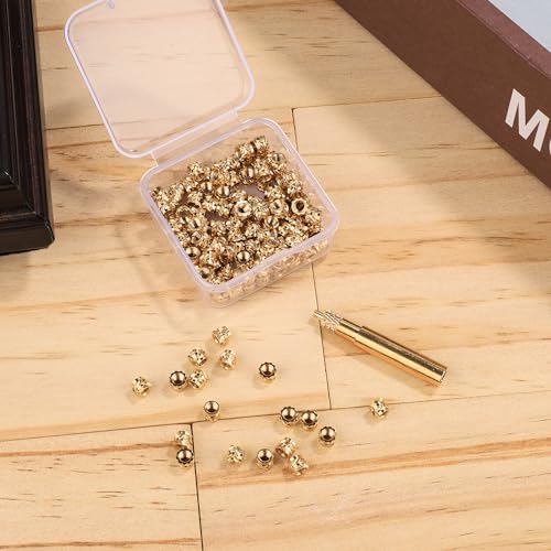 120pcs M3 Brass Heat Set Inserts for 3D Printing