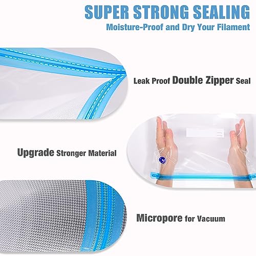 30-Pack Vacuum Sealed 3D Filament Storage Bags