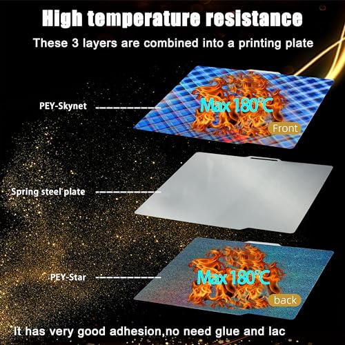 GOMENL Flexible Steel Build Plate for Bambu 3D Printers