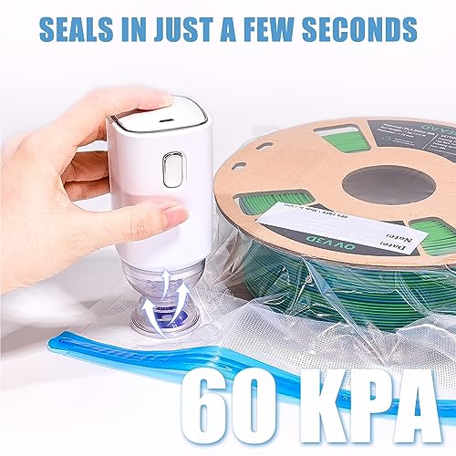 30-Pack Vacuum Sealed 3D Filament Storage Bags