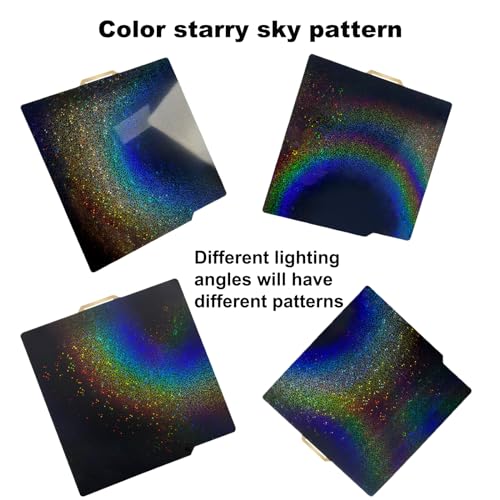 Colorful Starry PEY+ PEI Build Plate for Bambu