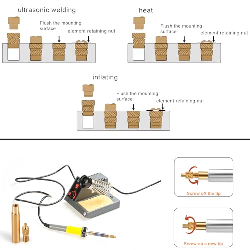 120pcs M3 Brass Heat Set Inserts for 3D Printing