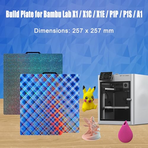 GOMENL Flexible Steel Build Plate for Bambu 3D Printers