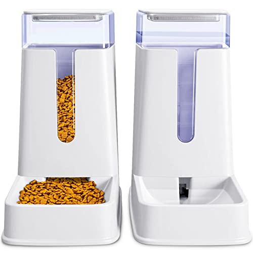 Automatic Feeder and Water Dispenser Set for Pets