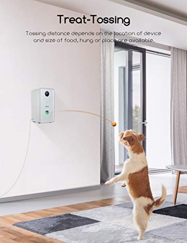 Faroro 1080P Dog Camera with Treat Dispenser