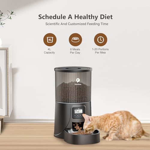 Smart Pet Feeder: Programmable 4L Automatic Dispenser