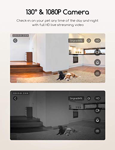 Faroro 1080P Dog Camera with Treat Dispenser