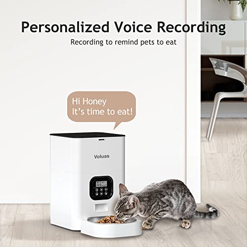 VOLUAS Automatic Smart Pet Feeder with Voice Control