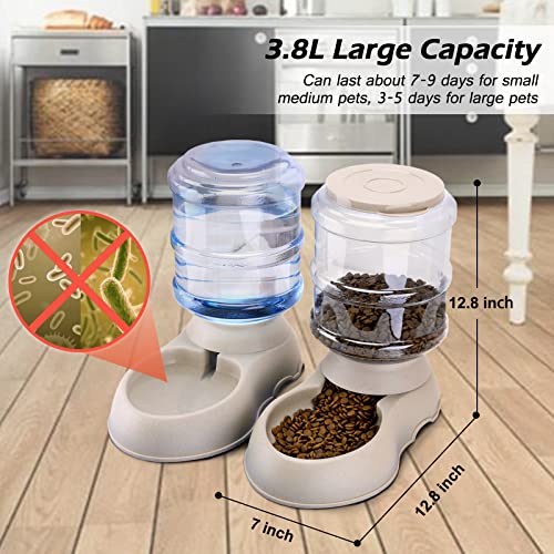2 Pack Automatic Pet Feeder and Water Dispenser