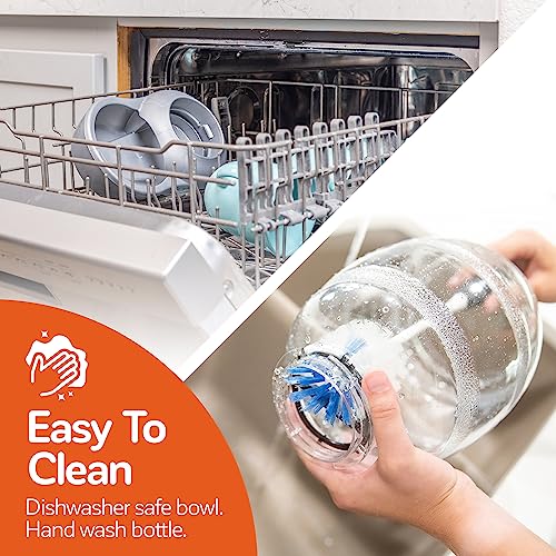 Automatic Smart Pet Feeder - Pearl Peacock Blue