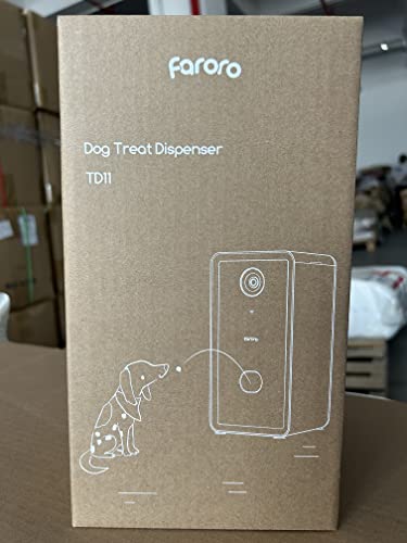 Faroro 1080P Dog Camera with Treat Dispenser
