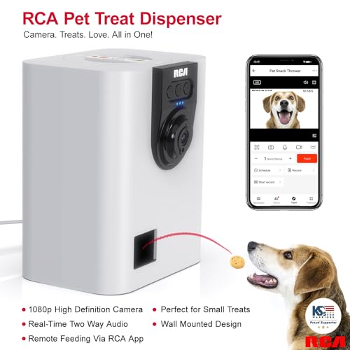 Smart Camera Treat Dispenser for Dogs & Cats