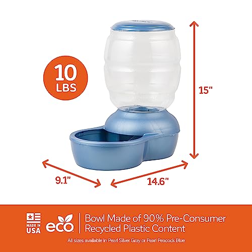 Automatic Smart Pet Feeder - Pearl Peacock Blue