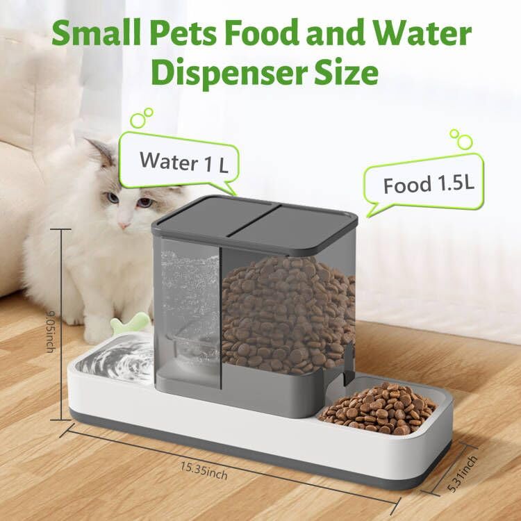 Yummy Sam 2-in-1 Automatic Pet Feeder & Waterer