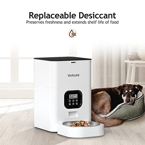 VOLUAS Automatic Smart Pet Feeder with Voice Control