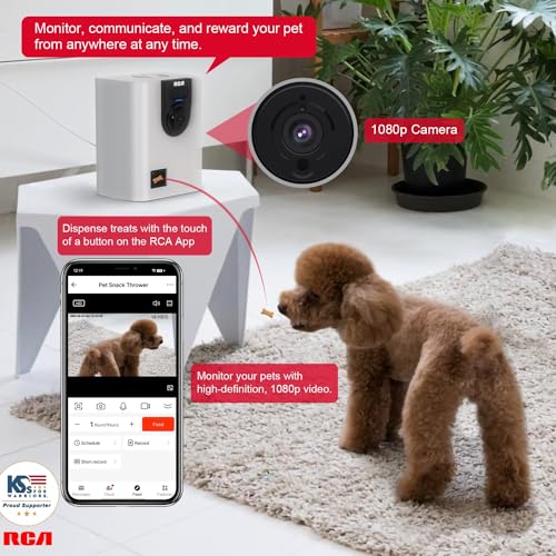 Smart Camera Treat Dispenser for Dogs & Cats
