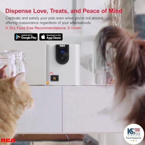 Smart Camera Treat Dispenser for Dogs & Cats