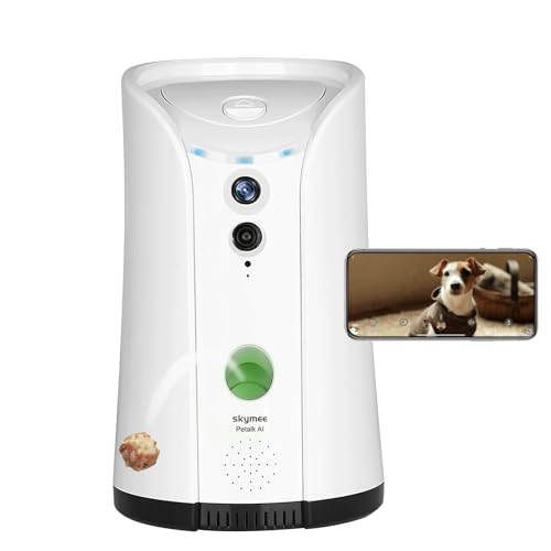 SKYMEE 5G WiFi Dog Camera Treat Dispenser