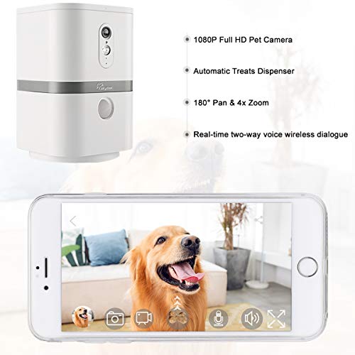 Smart Pet Feeder with HD Camera & Treat Dispenser