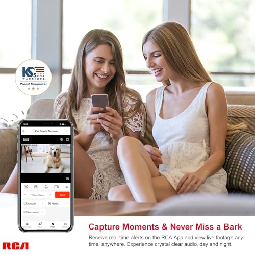 Smart Camera Treat Dispenser for Dogs & Cats