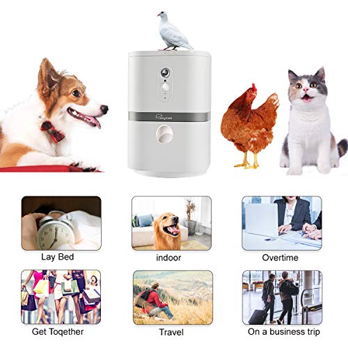 Smart Pet Feeder with HD Camera & Treat Dispenser