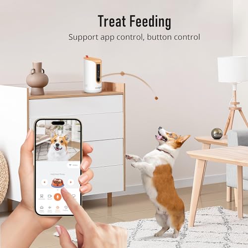360° Smart Pet Camera with Treat Dispenser