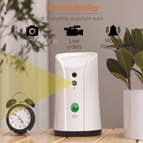 SKYMEE 5G WiFi Dog Camera Treat Dispenser