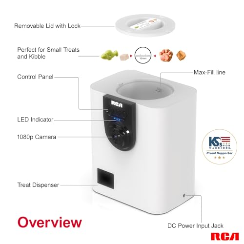 Smart Camera Treat Dispenser for Dogs & Cats