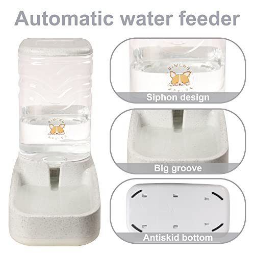 Automatic Pet Food and Water Dispenser Set
