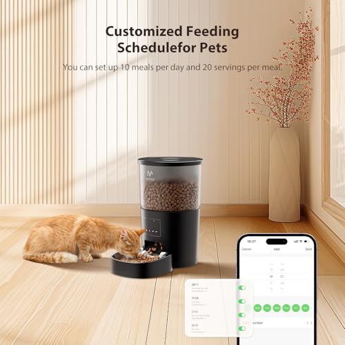 Smart WiFi Cat Feeder with APP Control