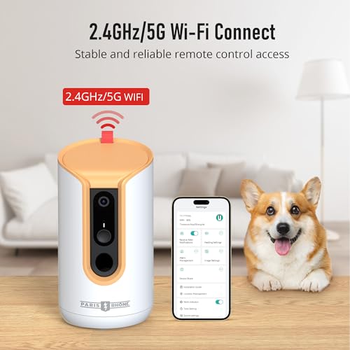 360° Smart Pet Camera with Treat Dispenser