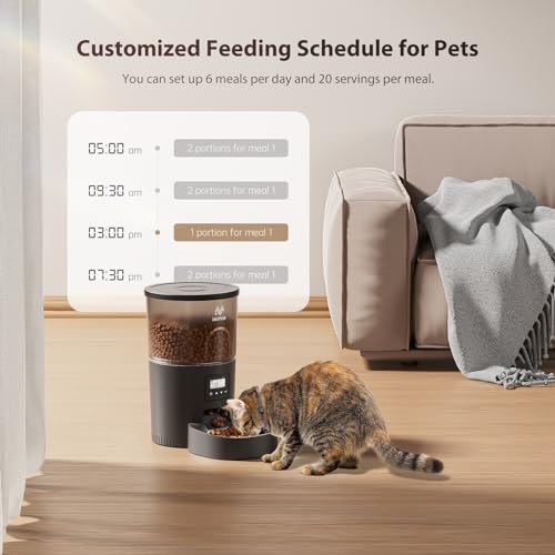 Smart Pet Feeder with Timer and Portion Control