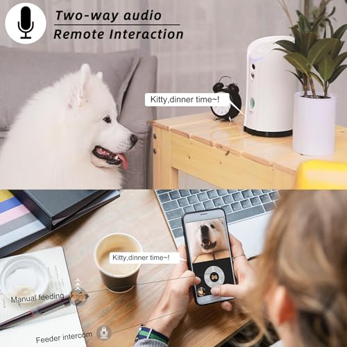 SKYMEE 5G WiFi Dog Camera Treat Dispenser