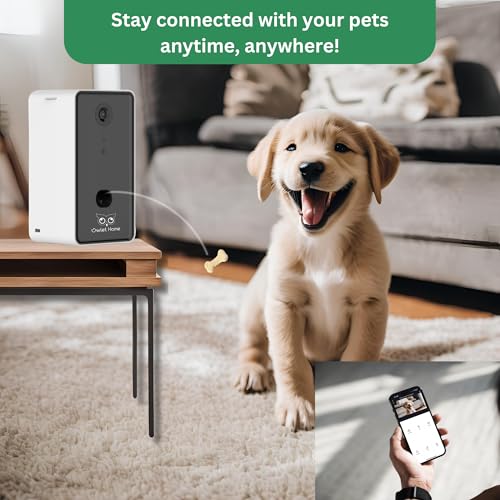 Smart Pet Camera with Treat Dispenser for Dogs/Cats