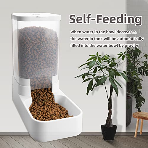 Automatic Gravity Pet Feeder and Water Dispenser
