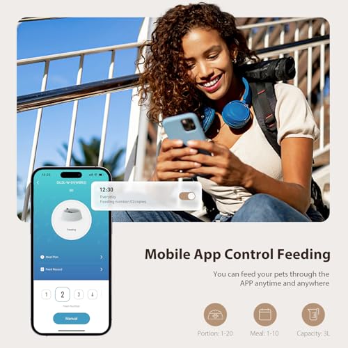 Smart WiFi Cat Feeder with APP Control