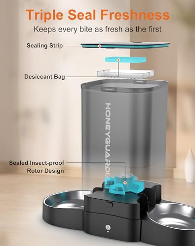 Smart WiFi Cat Feeder for Two Cats - 5L