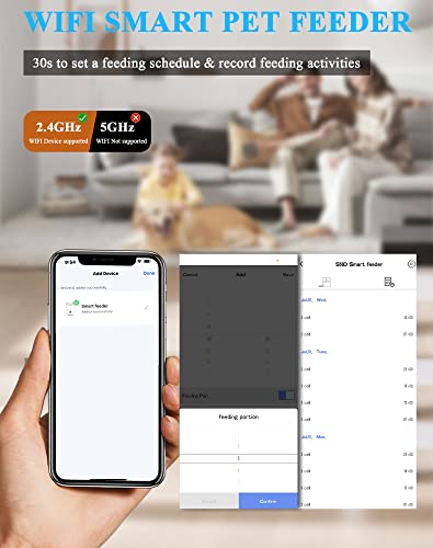 Smart 6L Cat and Dog Feeder with App Control