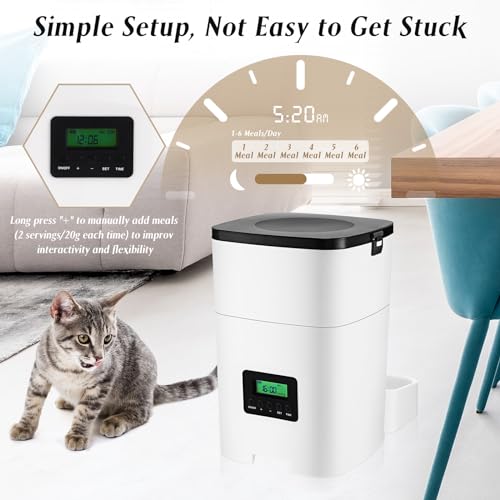 Hushee Automatic Cat and Dog Feeder with Timer
